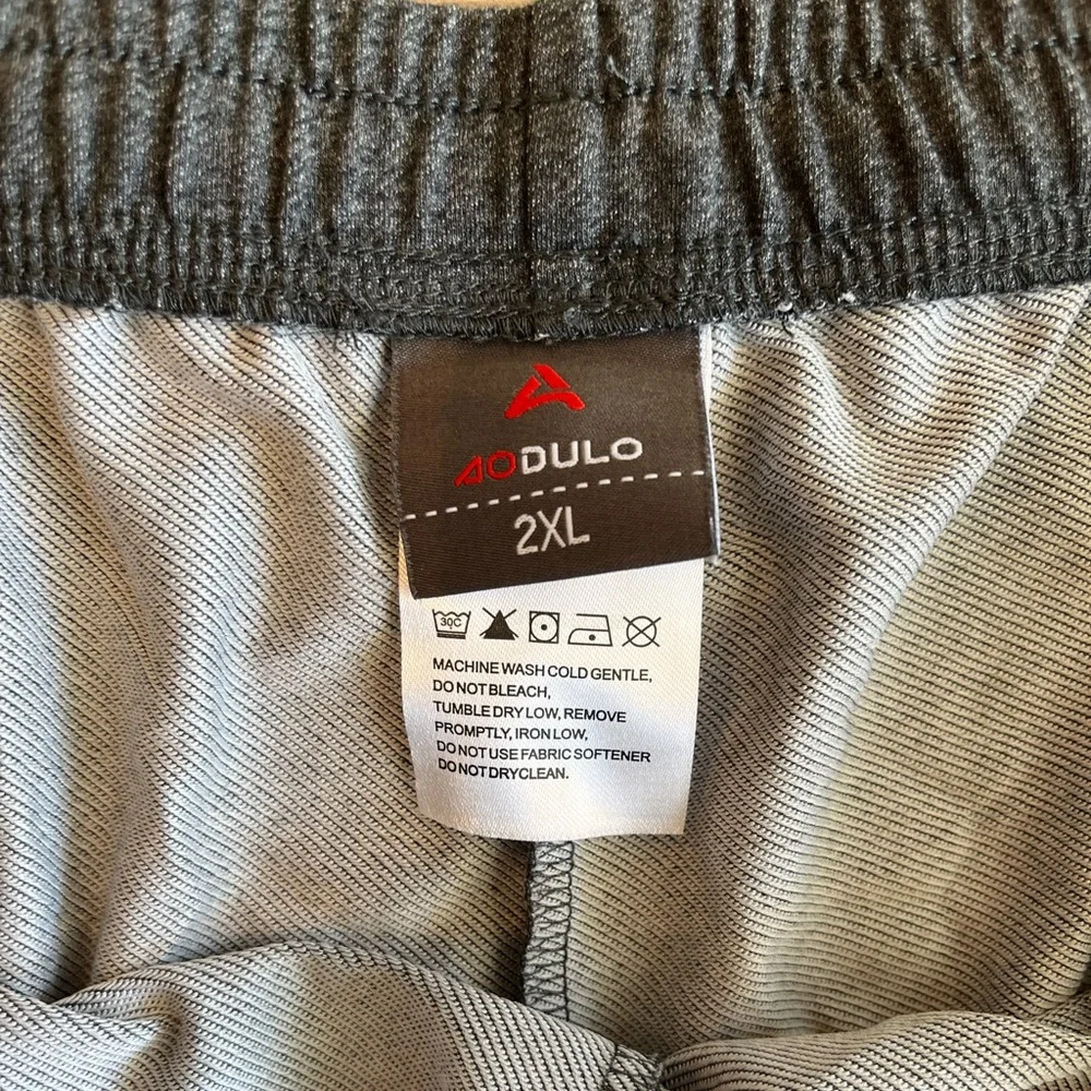 AODULO Men’s Elastic Waistband Drawstring Lightweight Sweat Shorts 2XL